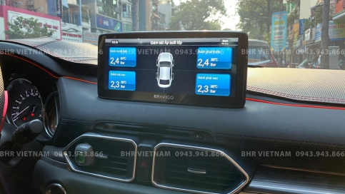 Màn hình DVD Android xe Mazda CX5 2017 - nay | Màn Bravigo nguyên khối